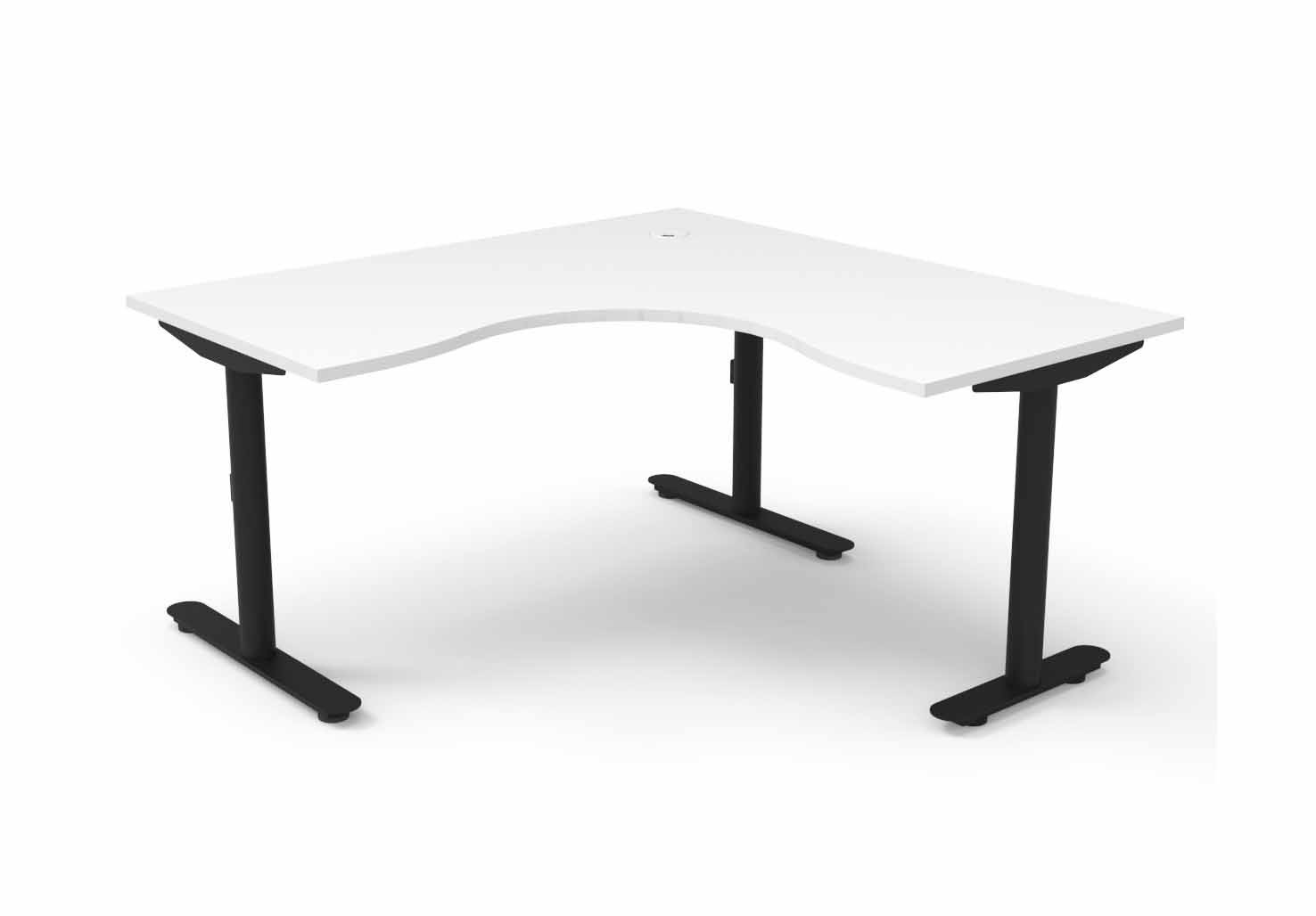 Halo Static Corner Desk 